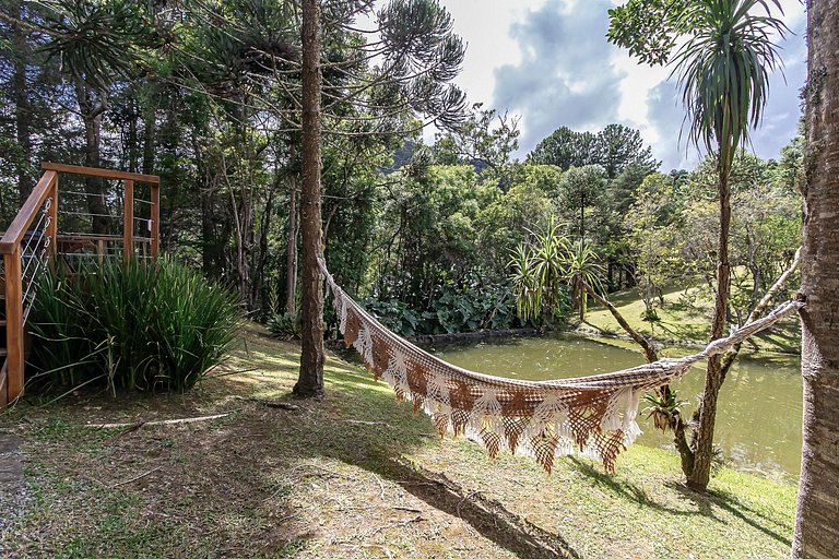 Cabana do Lago - Alto LUXO em meio à natureza.