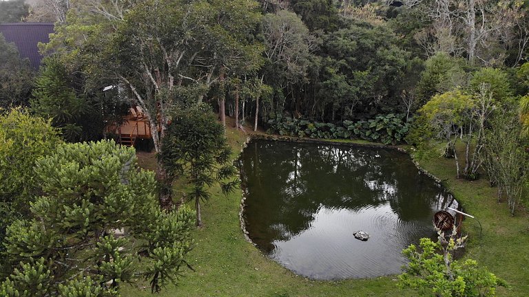 Cabana do Lago - Alto LUXO em meio à natureza.