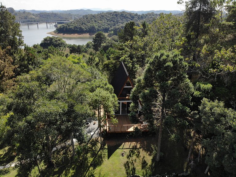 Cabana do Lago - Alto LUXO em meio à natureza.